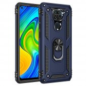 Xiaomi Redmi Note 9 Kılıf Sofya Yüzüklü Standlı Korumalı Kılıf thumbnail 8