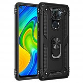 Xiaomi Redmi Note 9 Kılıf Sofya Yüzüklü Standlı Korumalı Kılıf thumbnail 9
