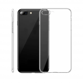 Apple iPhone 7 Plus Kılıf Lüx Şeffaf Silikon Kılıf thumbnail 1