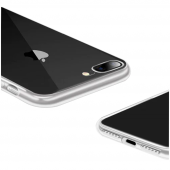 Apple iPhone 7 Plus Kılıf Lüx Şeffaf Silikon Kılıf thumbnail 3