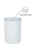 Beyaz, Çöp Kovası 5 Litre - İnca Model thumbnail 2