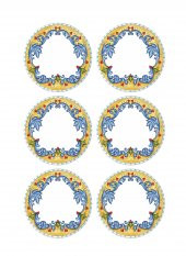 The Mia Limoncello Servis Tabağı 6lı Set 26 cm thumbnail 1