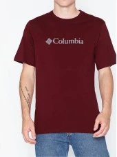 Columbia Csc Basic Logo™ Shirt Erkek Tişört BORDO thumbnail 1
