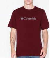 Columbia Csc Basic Logo™ Shirt Erkek Tişört BORDO thumbnail 3
