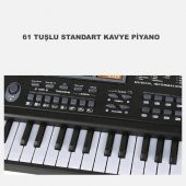 DailyTech 61 Tuşlu Org Piyano Klavye Mikrofonlu Karaoke thumbnail 4