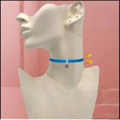 Mavi Renk Kadife Unicorn Choker Kolye thumbnail 2