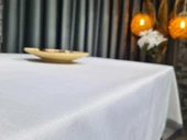File Tek Masa Örtüsü 160x220cm Krem Bej thumbnail 2