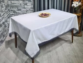 File Tek Masa Örtüsü 160x220cm Krem Bej thumbnail 1