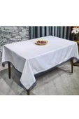 File Tek Masa Örtüsü 160x220cm Krem Bej thumbnail 4