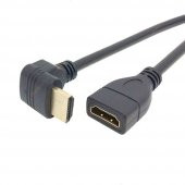 90 Derece Hdmi Uzatma Kablosu - 60Cm thumbnail 1