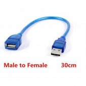 Kısa Usb Uzatma Kablosu - Gerçek Usb 2.0 - 30 Cm thumbnail 4