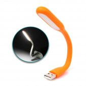 Usb Led Lamba Katlanabilir Notebook Kitap Okuma Klavye Aydınlatma thumbnail 3
