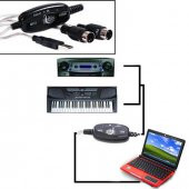 Usb Midi Kablo Org Adaptör Keyboard Adapter Piyano - 2 Metre thumbnail 4