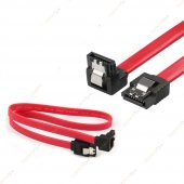 40 Cm Sata Data Kablo - 90 Derece - Metal Klip thumbnail 1