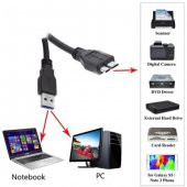 Micro Usb 3.0 Kablo Harddisk Kablosu 50Cm Şarj Data Kablosu thumbnail 8