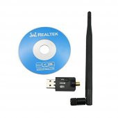 300Mbps Wireless USB Wi-Fi Adaptör Dongle 5Dbi Anten Network Lan thumbnail 2
