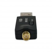 300Mbps Wireless USB Wi-Fi Adaptör Dongle 5Dbi Anten Network Lan thumbnail 5