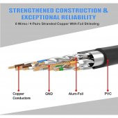 5 Metre Cat7 Patch Kablo - Cat 7 Stp Ethernet Kablosu - Internet thumbnail 7