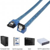 Sata 3.0 Kablo Data Kablosu - L Tipi 1 Metre thumbnail 4