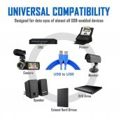 Usb 3.0 Erkek Erkek Usb Kablo 50 Cm thumbnail 5