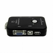 Kvm Switch 2 Port Usb Vga Switch 2 Pc Kasa Tek Kontrol thumbnail 1