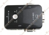 Kvm Switch 2 Port Usb Vga Switch 2 Pc Kasa Tek Kontrol thumbnail 6
