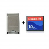 Sandisk Pcmcıa-Cf Adaptör + 1Gb Cf Kart thumbnail 4