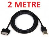 General Mobile Tablet Pc Usb Data Şarj Kablosu 2M Metre Etab 4 thumbnail 1