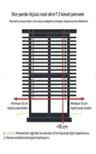 StorBurada Pliseli Stor Zebra Perde Ekru STB481-D  Ekru 130 x 260 thumbnail 8