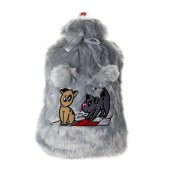 Biggdesign Dogs Gri Peluş Sıcak Su Torbası thumbnail 2