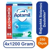 Aptamil Devam Sütü 2 Numara 1200 Gr 4 Lü Paket thumbnail 1