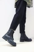 Ayakmod 220201 Z Kadın Siyah Deri Bot thumbnail 2