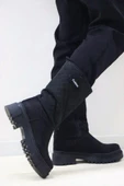 Ayakmod Bel2226 ZN Kadın Siyah Süet Bot thumbnail 3