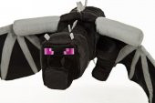Minecraft Shadow Dragon Gölge Ejderha Peluş Oyuncak 60 CM thumbnail 1