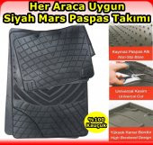 Renault Kango  Uyumlu Mars Kauçuk Siyah Paspas Seti thumbnail 1