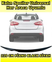 Fıat Egea  uyumlu Pianoblack Spoiler 120 cm thumbnail 1