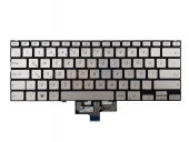Asus UX433F, UX433Fa, UX433Fn Notebook Klavye Silver TR Backlit thumbnail 1