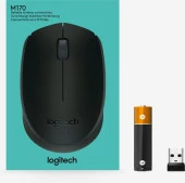 Logitech M171 USB Alıcılı Kablosuz Kompakt Mouse - Siyah thumbnail 8