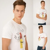 Biggdesign Faces Lucky Erkek T-Shirt thumbnail 6