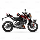 KTM Duke 250 Raceline Design Sticker Set (2011-16) thumbnail 1