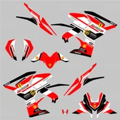 Bajaj Pulsar RS200 Ferrari Design Sticker Set thumbnail 2