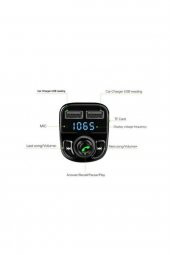 Bluetooth Fm Transmitter Car X8 thumbnail 3