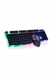 ALKILIÇ Işıklı Oyuncu Klavye Ve Mouse Seti Gaming Set Pg 8017 thumbnail 1