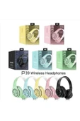 CosmoVEGA Macaron Yeşil Bluetooth Kablosuz Stereo Kulaklık thumbnail 7