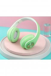 CosmoVEGA Macaron Yeşil Bluetooth Kablosuz Stereo Kulaklık thumbnail 1