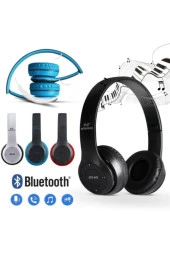 P47 Bt Wireless Kulaklık Mavi Beyaz thumbnail 2
