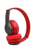 AbaTech P47 Katlanabilir Bluetooth Kablosuz Kulaklık Kırmızı thumbnail 3