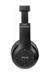 AbaTech P47 Katlanabilir Bluetooth Kablosuz Kulaklık Siyah thumbnail 3