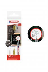 Edding 3lü Metalik Boya Dekor Markör Set 0.8mm thumbnail 1