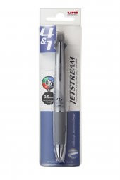 Uni Jetstream 4&1 Multi Fonksiyonlu Kalem Silver thumbnail 1
